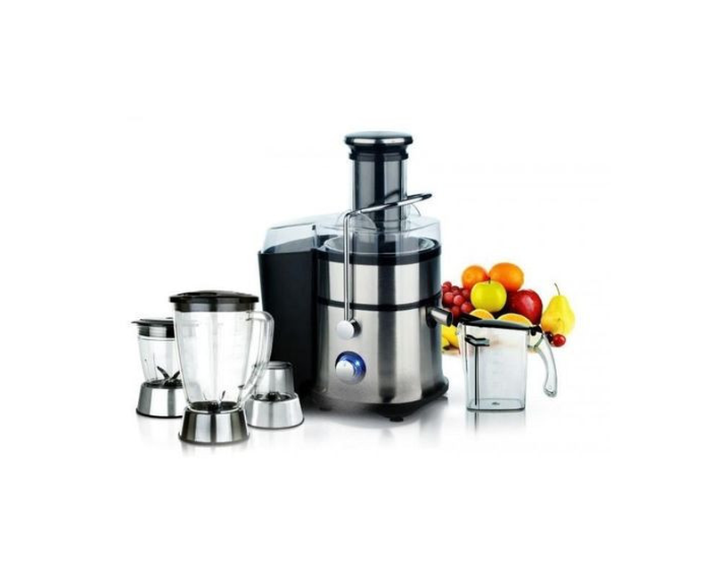 Sayona Powerful 4 In 1 Juicer Blender Grinder And Mill-Transparent