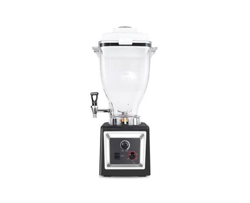 Very Big Powerful Commercial Blender Of 12 Liters Unbreakable With Dispenser-Transparent