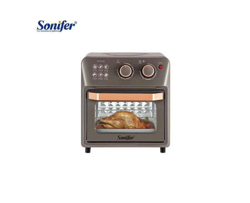 2 In 1 Airfryer Or Oven Fast Cooking For All Healthy Foods With No Oil-Multicolour