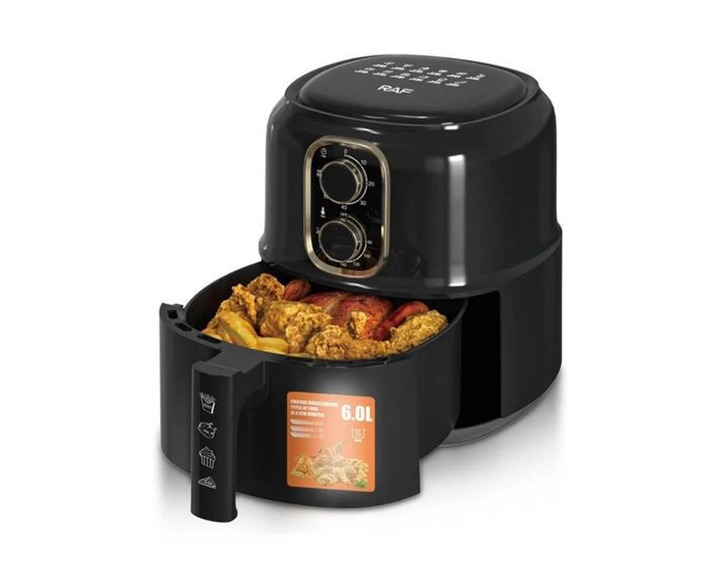 Raf Fast Baking Frying Airfryer For Cooking Healthy Foods Without Oil-Multicolours