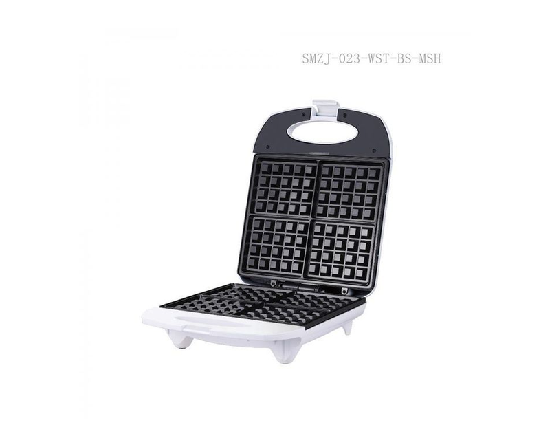 Electric Waffle Maker For Making 4 Large Waffles Sandwiches-Multicolor