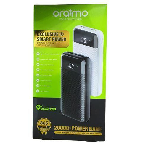 Traveler-2 Byte 20000mAh Portable Power Bank - Black