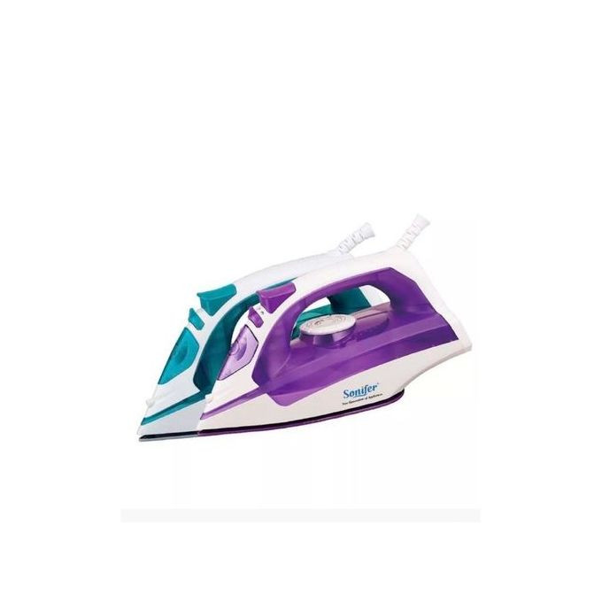 Professional Steam And Dry Flat Iron - Blue, Purple
