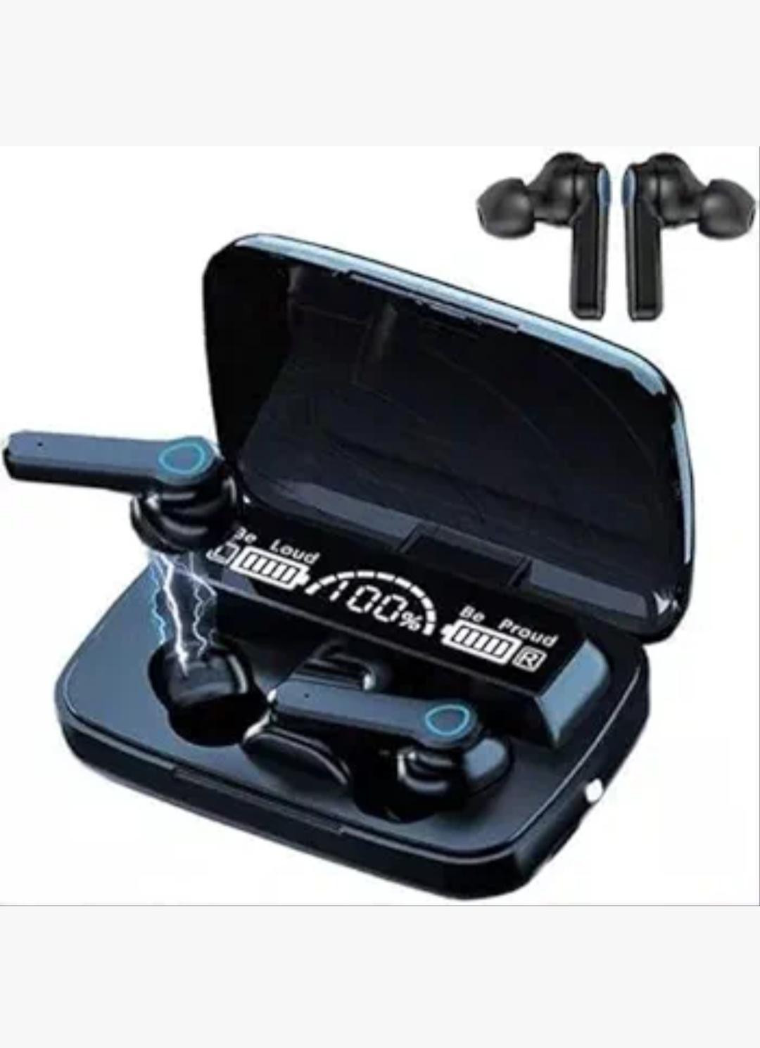 Airpods True Wireless Version Of V5.3 Earphones Stereo Earbuds Business Music Headset - Black Digital Indicator True Wireless Headset - Black