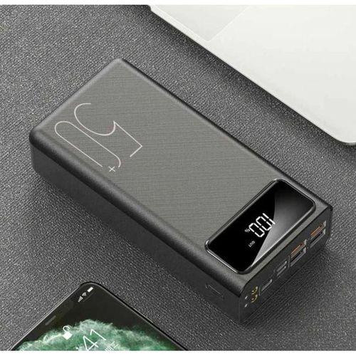 Fast Charging Power Bank For Charging 4 Devices At Once 50000mAh - Black/White