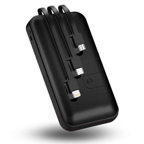 20,000mAH 3X Portable Power Bank - Black/White