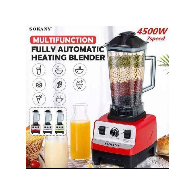 Commercial Blender Multi-Purpose For Heavy Duty Work - Red