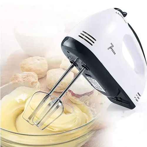 Hand Mixer For Kneading Dough And Beating Butter When Baking-White/Black