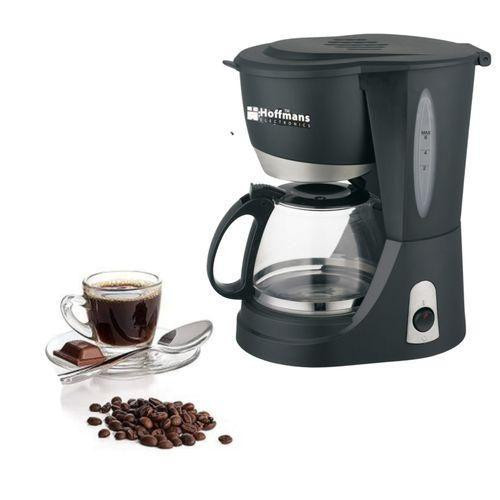 6 Cups Electric Coffee Maker - Black