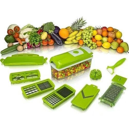 Multipurpose Vegetables And Fruits Grater Slicer Peeler-Red