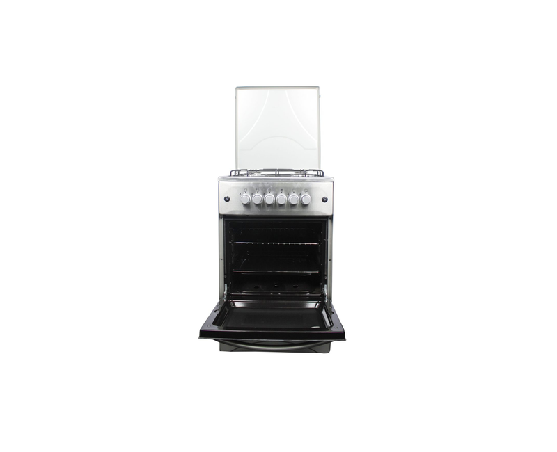Blueflame Cooker C5040G-I, 50X50 Inox Stainless steel body.Metallic top cover, Auto gas Ignition