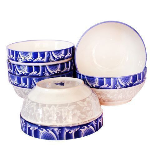 A Dozen Of 12 Ceramic Soup Bowls - White