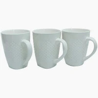 A Dozen Of 12 Tea Cups - White