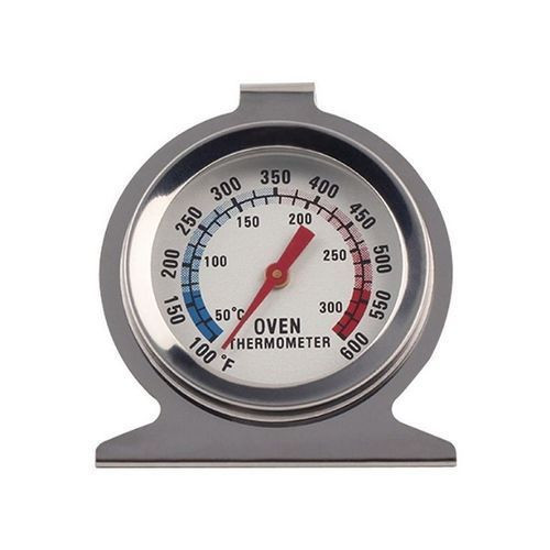 Kitchen Stainless Steel Oven Thermometer Gauge For BBQ Baking,Silver.