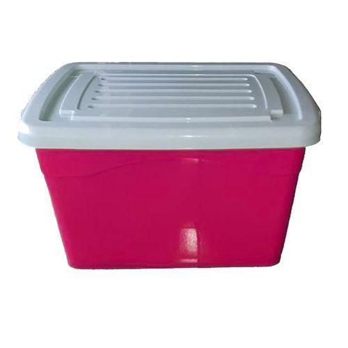 40L Plastic Storage Container- Pink