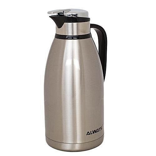 Always Press Flask Unbreakable 2L - Silver