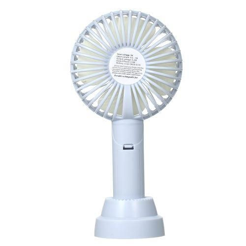 Rechargeable Table Fan With Efficient Wind Blue
