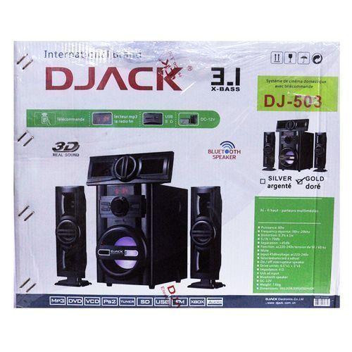 Woofer Hifi Home Theater with Bluetooth And FM Radio - Black