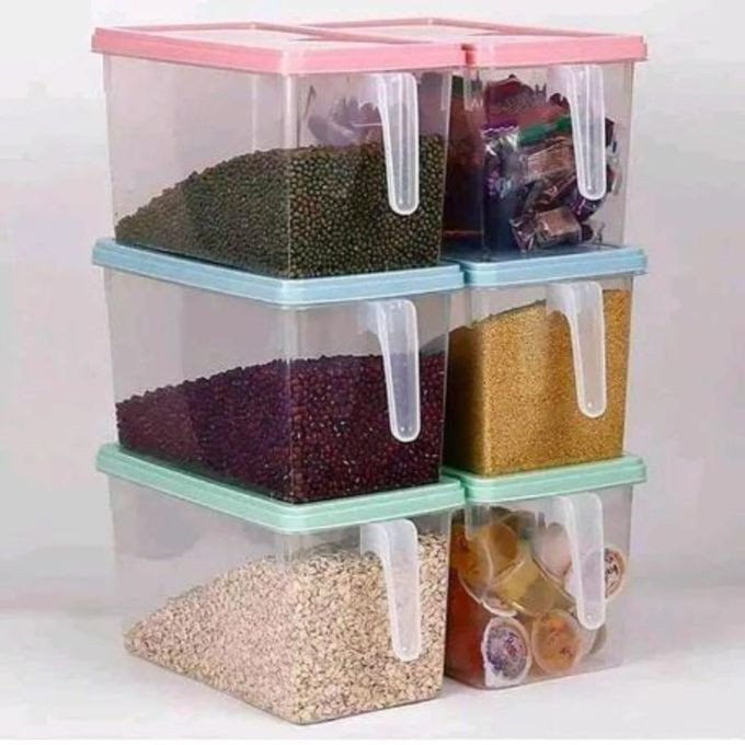 5L Fridge Storage Container Box Holder Organiser Food Containers -Clear.