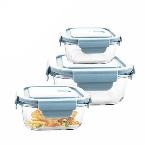 3 Pieces Of Microwave Safe Simple Dishes-Multicolour