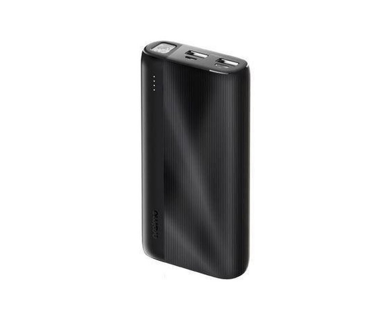 Traveler 20000mAh Portable Power Bank With Torch - Black
