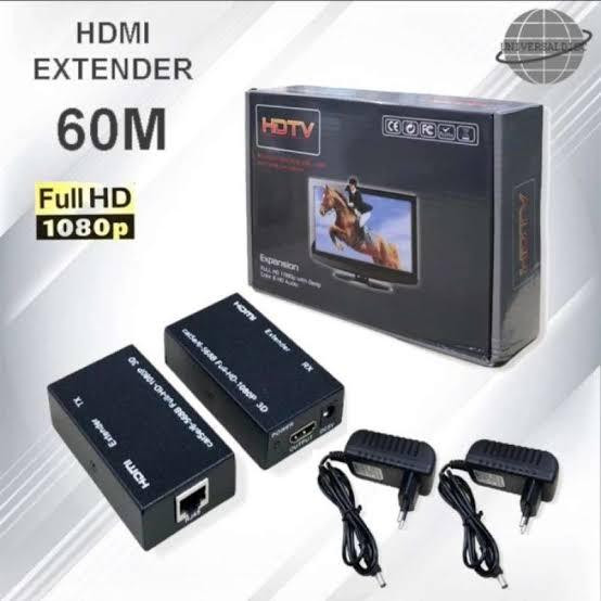 HDTV-60M Expansion Full HD 1080p Extender Hdmi Extender 60 Meter Hdtv-60M Full Hd 2080P - Black