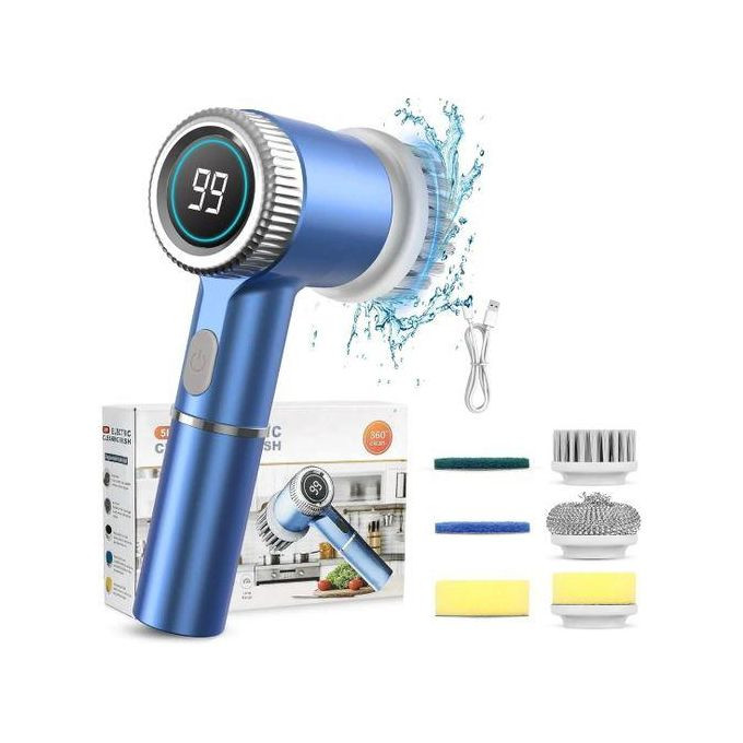 5 In 1 Portable Electric Cleaning Brush - ( Multi-color)