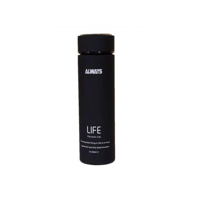 Stainless Vacuum Travel Mug Cup 450ml - Black