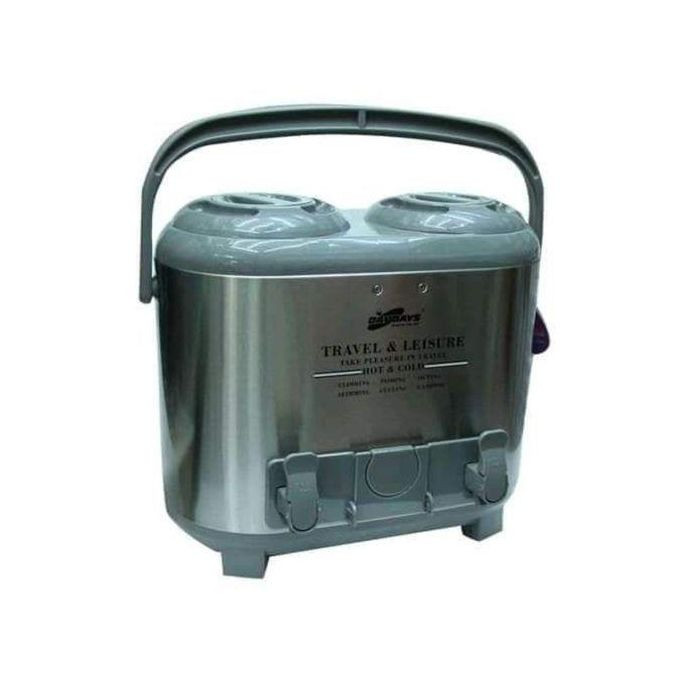 Flask Hot And Cold 1 Litre -Silver