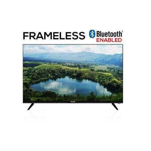 32 Inches Frameless Flat Screen Tv With Bluetooth Function-Black