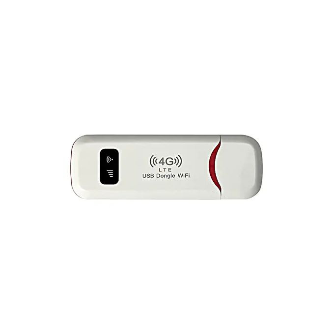3 in 1 LTE 4G USB Modem Dongle with Wi-Fi Hotspot - Open to All SIM Cards- White