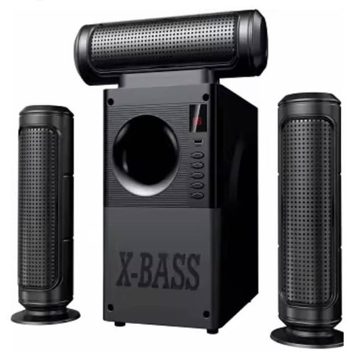 3.1 Bluetooth Home Theatre System Subwoofer Speaker With Remote Control Extra Bass And Very High Definition Sound-Black