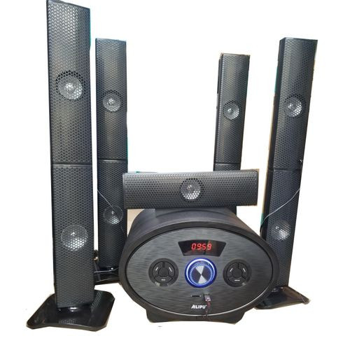 5.1 Multimedia Wireless Home Theatre Speaker With Base Stereo -Black