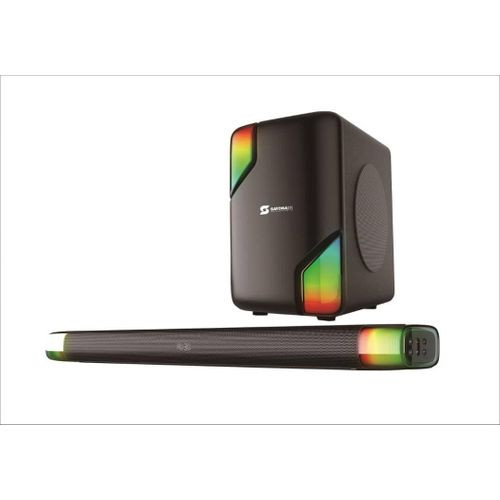 high efficient surround sound bar speaker with clear sound and deep bass-black
