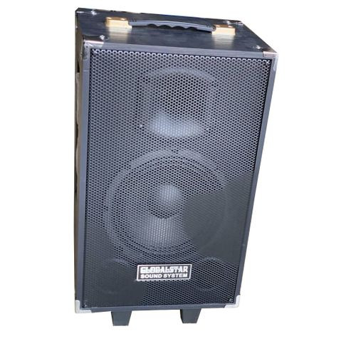 Rechargeable Speaker With Microphone For Street Preaching-Black