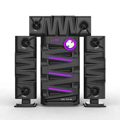 3.1Ch Multimedia Speaker System Subwoofer With Bluetooth Function-Black