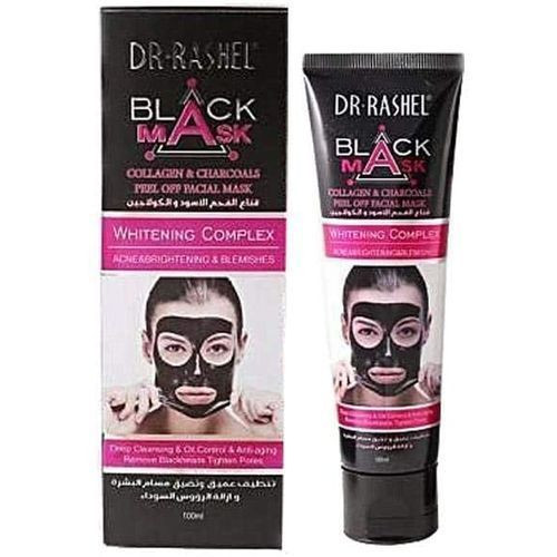 Dr. Rashel Black Mask Collagen & Charcoal Peel Off Mask For Whitening Complexion 100ml