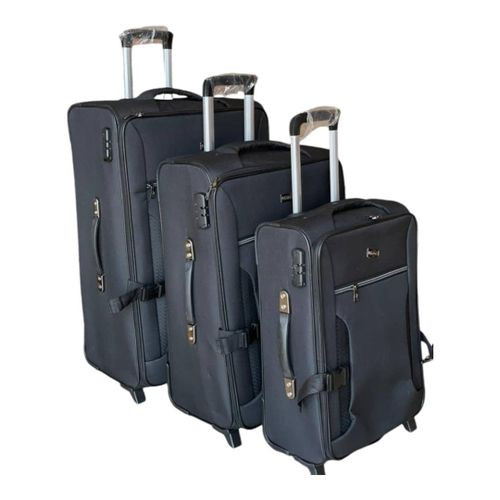 3 In 1 Suitcase With Two Wheel's Cloth Material Strong Material And Quality Durable And Long Lasting
