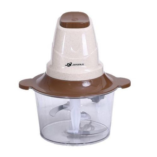 Electric Food Chopper - Cream,Brown