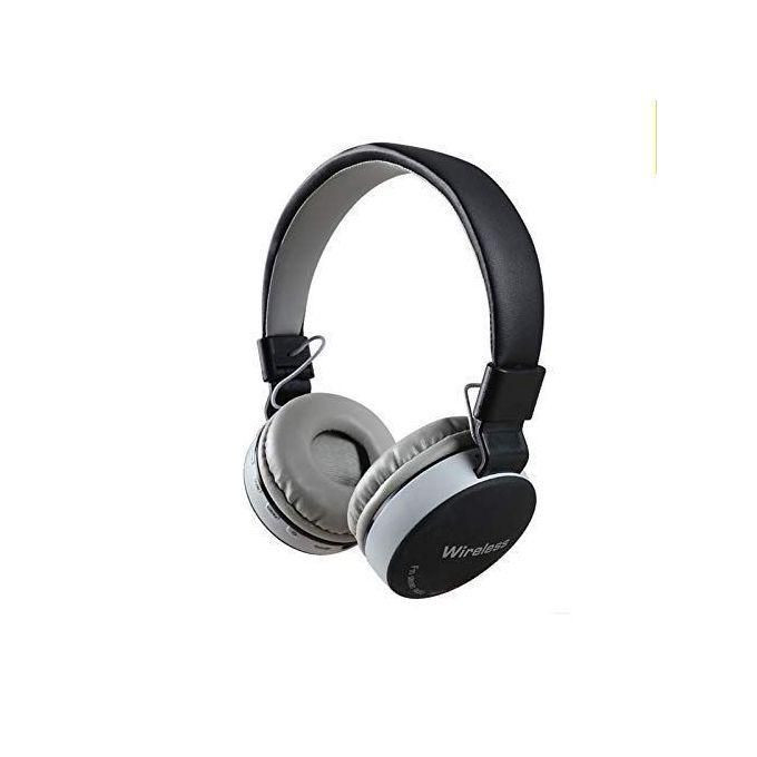 MS-881A Bluetooth Headphone Wireless Sports 4.2 Card FM And Music - Blue,Grey