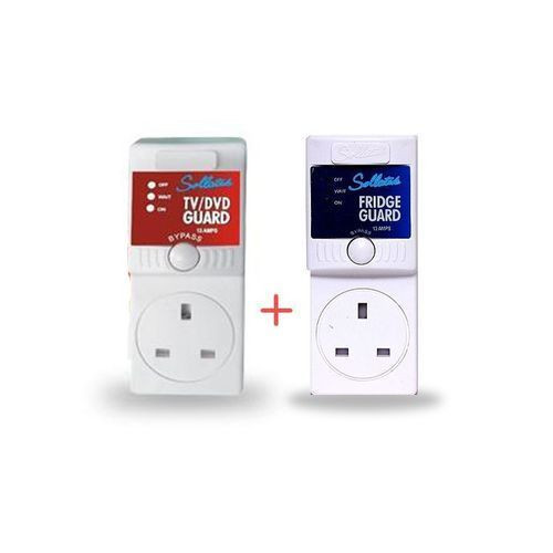 Sollatek Package Of TV Guard+Fridge Guard-White
