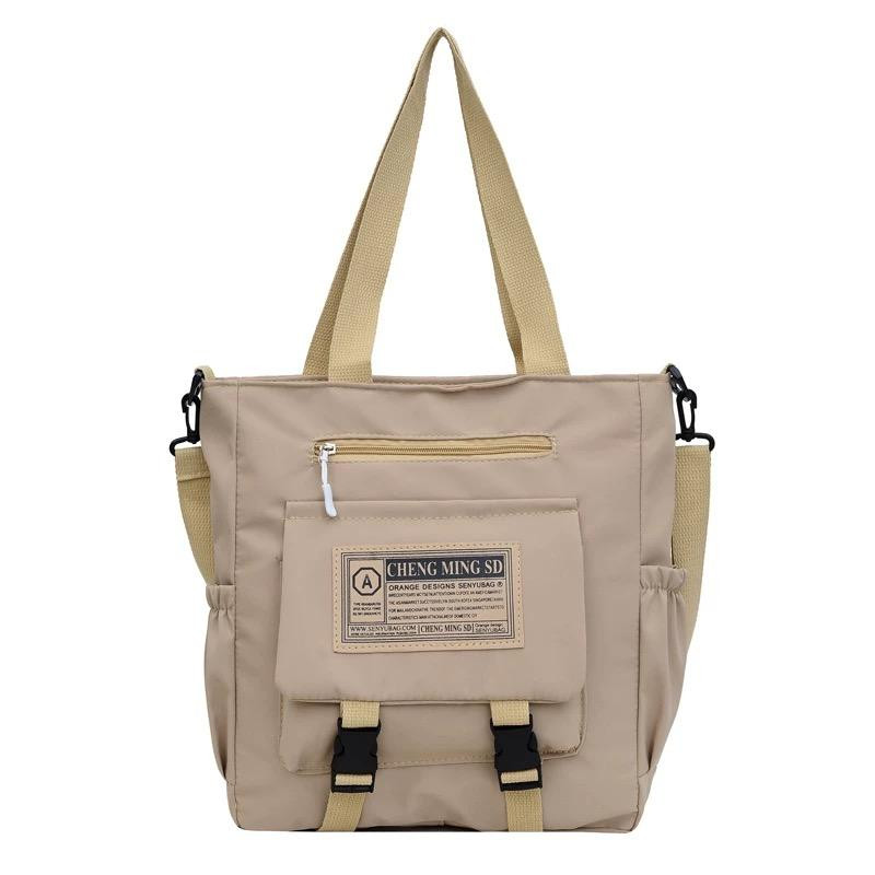 Ultra-Light Tote Bag Handbag Shoulder Bag Ladies Bag Girl's Bag- brown