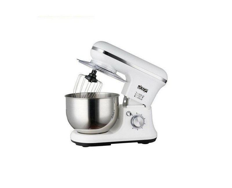 1200W 5.5L Stand Mixer 6 Speed Adjustment Lifting Design Stainless Steel Bowl Copper Motor Suitable for Kneading Noodles Stirring Cream- Multicolor Dsp