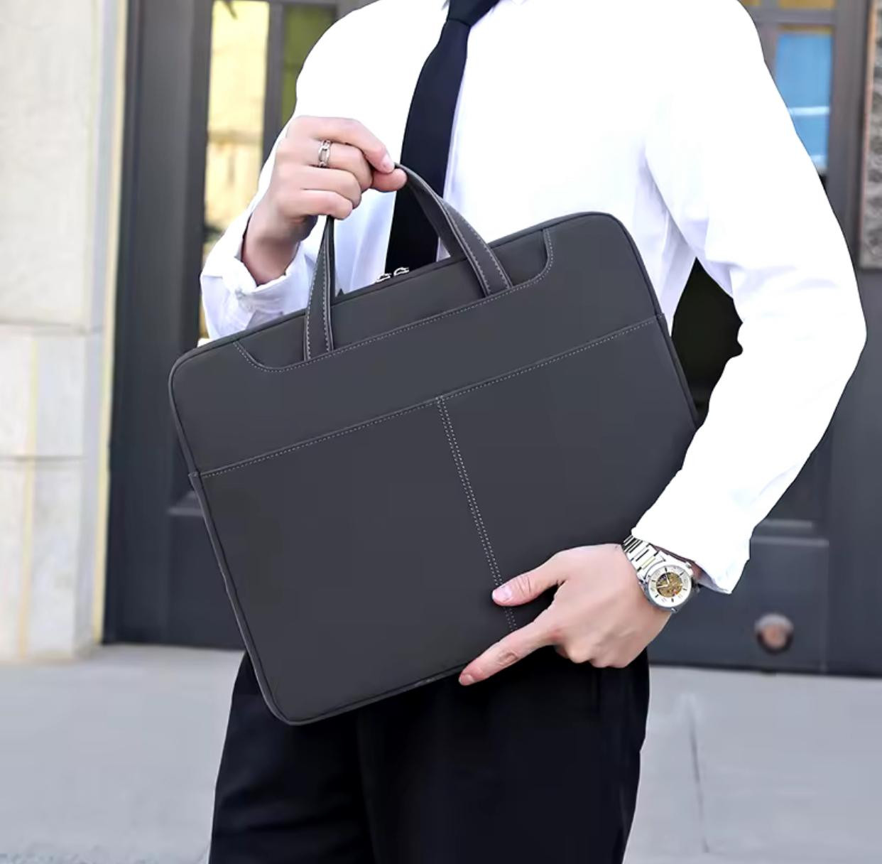Men’s High Quality Laptop Bag Briefcase for Hp, Lenovo- Black