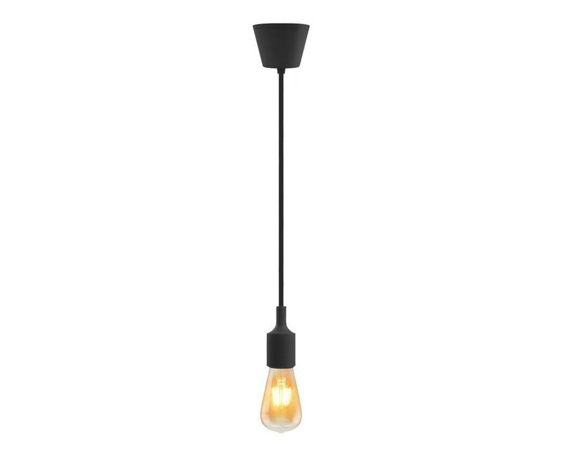 PVC HOLDER E27 - BLACK PL HO27-BK