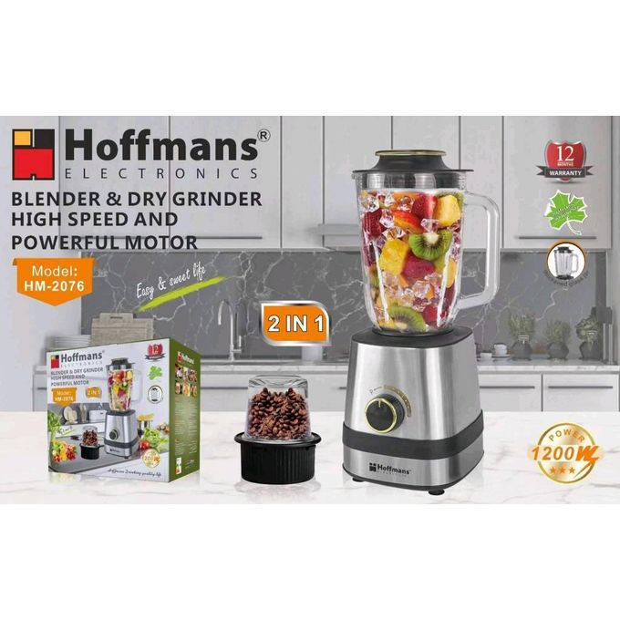 HM 2076 Blender & Dry Grinder - Silver