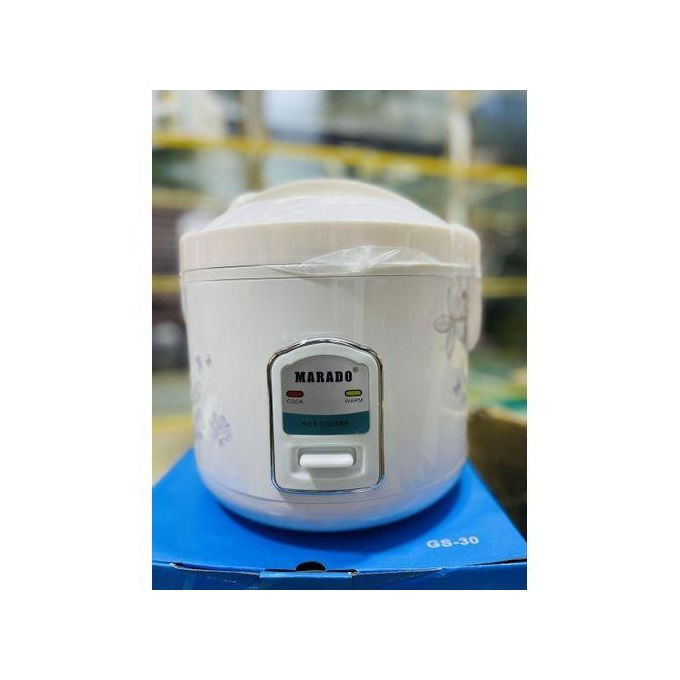 Electric Rice Cooker - 5Litres - White,Multcolour