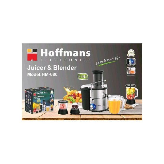 Juicer & Blender Model HM-680 - Silver