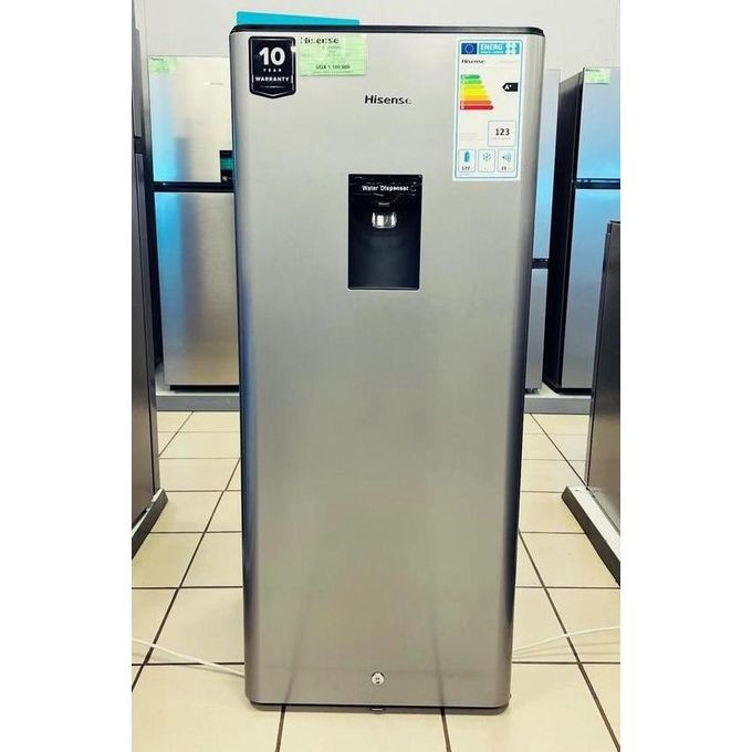 Hisense 229 Liters Refrigerator With Water Dispenser - Silver