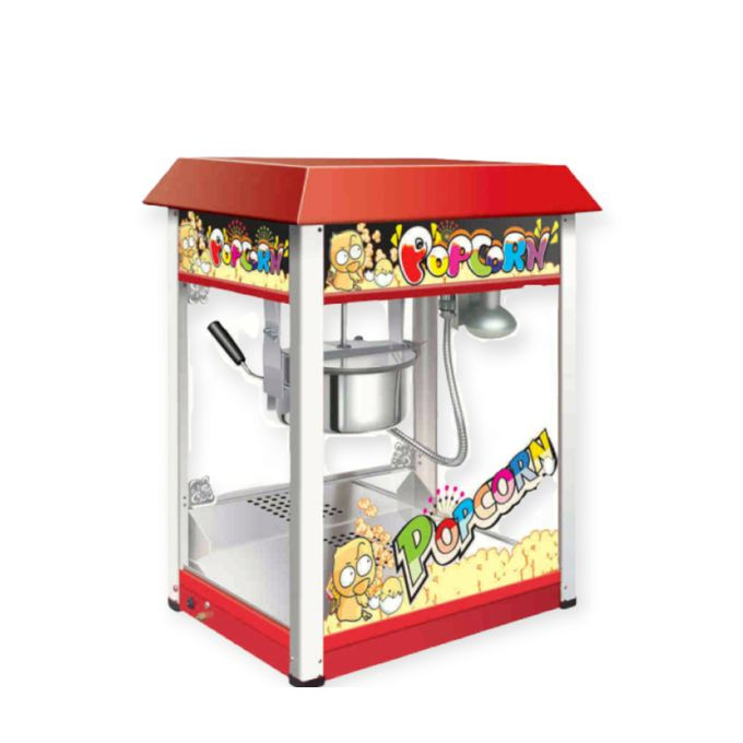Electric Commercial Popcorn Machine - Red